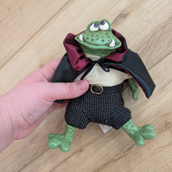 Russ Lil Treaters Frogula Halloween Vampire Frog Vintage - Picture 2 of 5